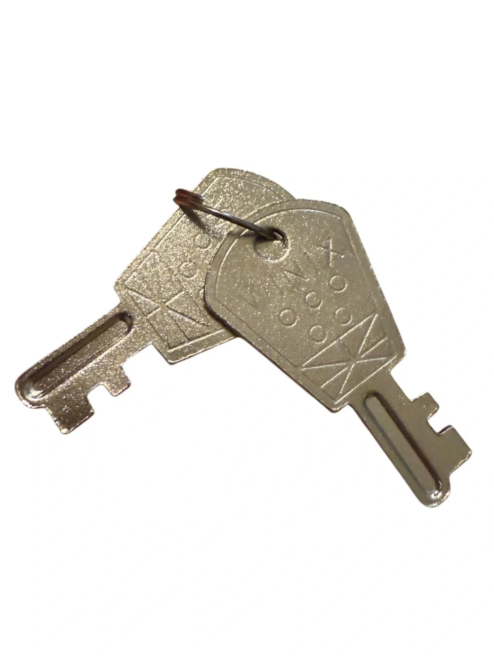 Stainless Steel Winix 2 Keys Vintage Lock Box Safe Key Flat